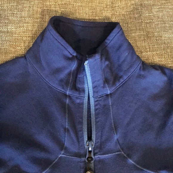 Blue Lululemon workout jacket - Picture 2 of 3